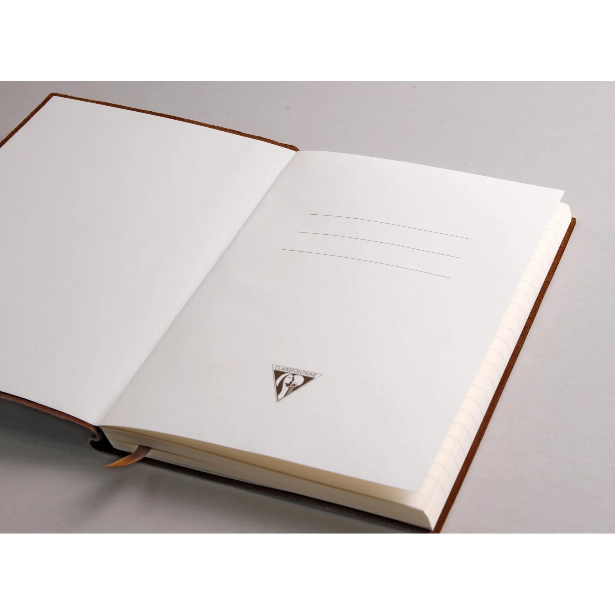 clairefontaine-106946c-heft-flying-spirit-cognac-a5-leder-cover-liniert-90-blatt image 3