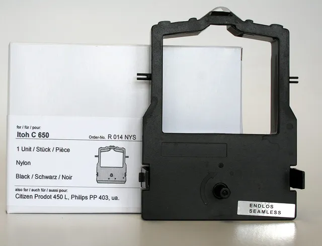 kores-nylon-farbband-f-r-nadeldrucker-schwarz-kompatibel-mit-c-itoh-650 image 1