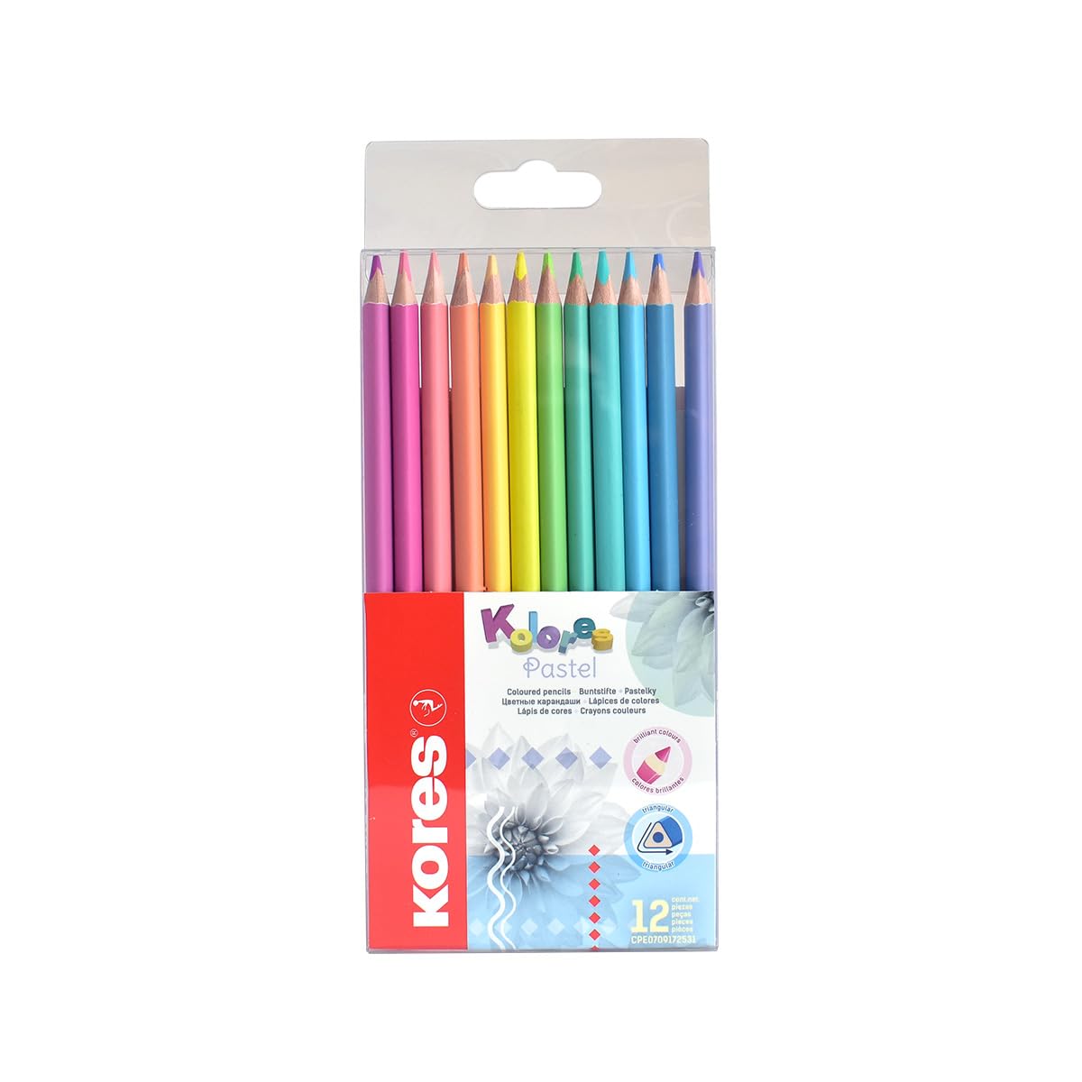 kores-kolores-pastel-buntstifte-12er-set-pastellfarben-dreieckig image 1