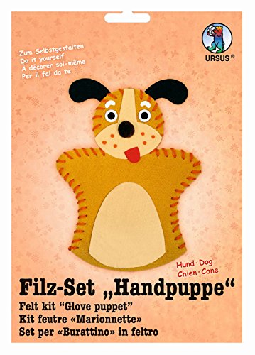 ursus-filzset-handpuppe-hund-ca-20-cm-zum-n-hen-und-basteln image 3