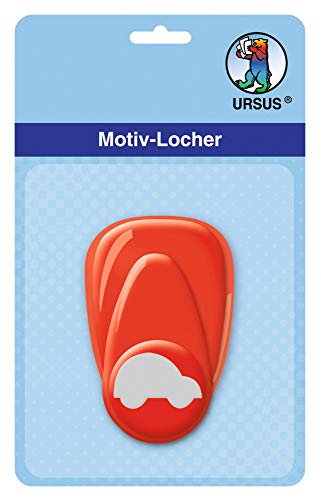 ursus-19470066-motivlocher-klein-spielzeugauto-16-mm-rot image 2