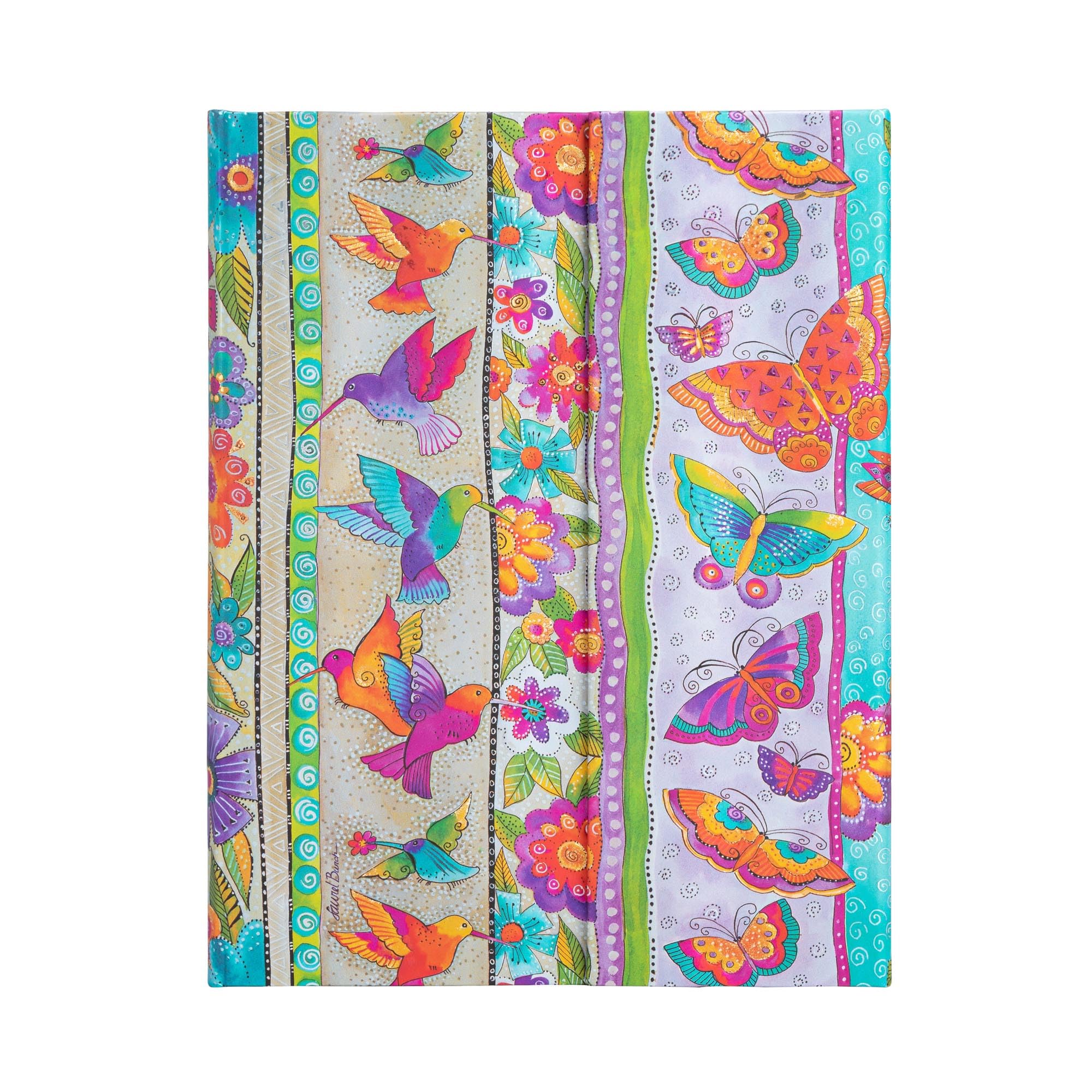 paperblanks-hummingbirds-flutterbyes-mini-journal-liniert-hardcover-playful-crea image 5