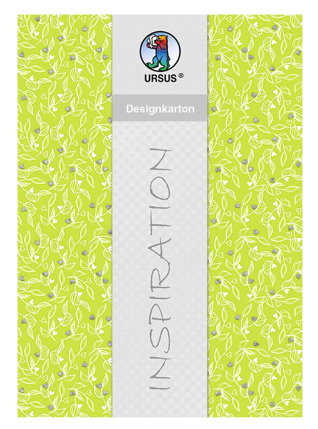 ursus-62434602f-designkarton-hochzeit-gr-n-din-a4-200-g-qm-5-blatt-folienveredel image 7