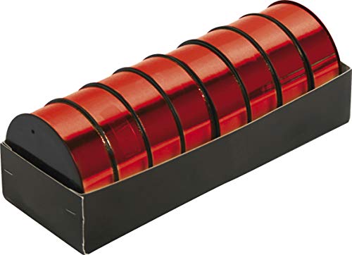 clairefontaine-geschenkband-spule-gl-nzend-25m-x-10mm-rot-metallic-effekt image 5