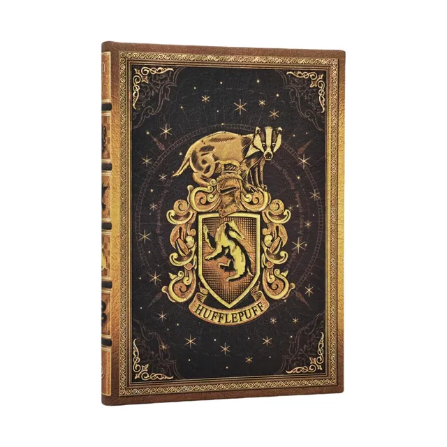 paperblanks-harry-potter-hufflepuff-journal-midi-liniert-mit-gummiband image 1