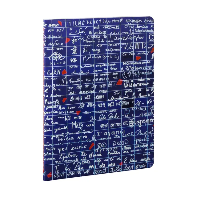 clairefontaine-le-mur-des-je-t-aime-notizheft-116313c-din-a5-liniert image 1