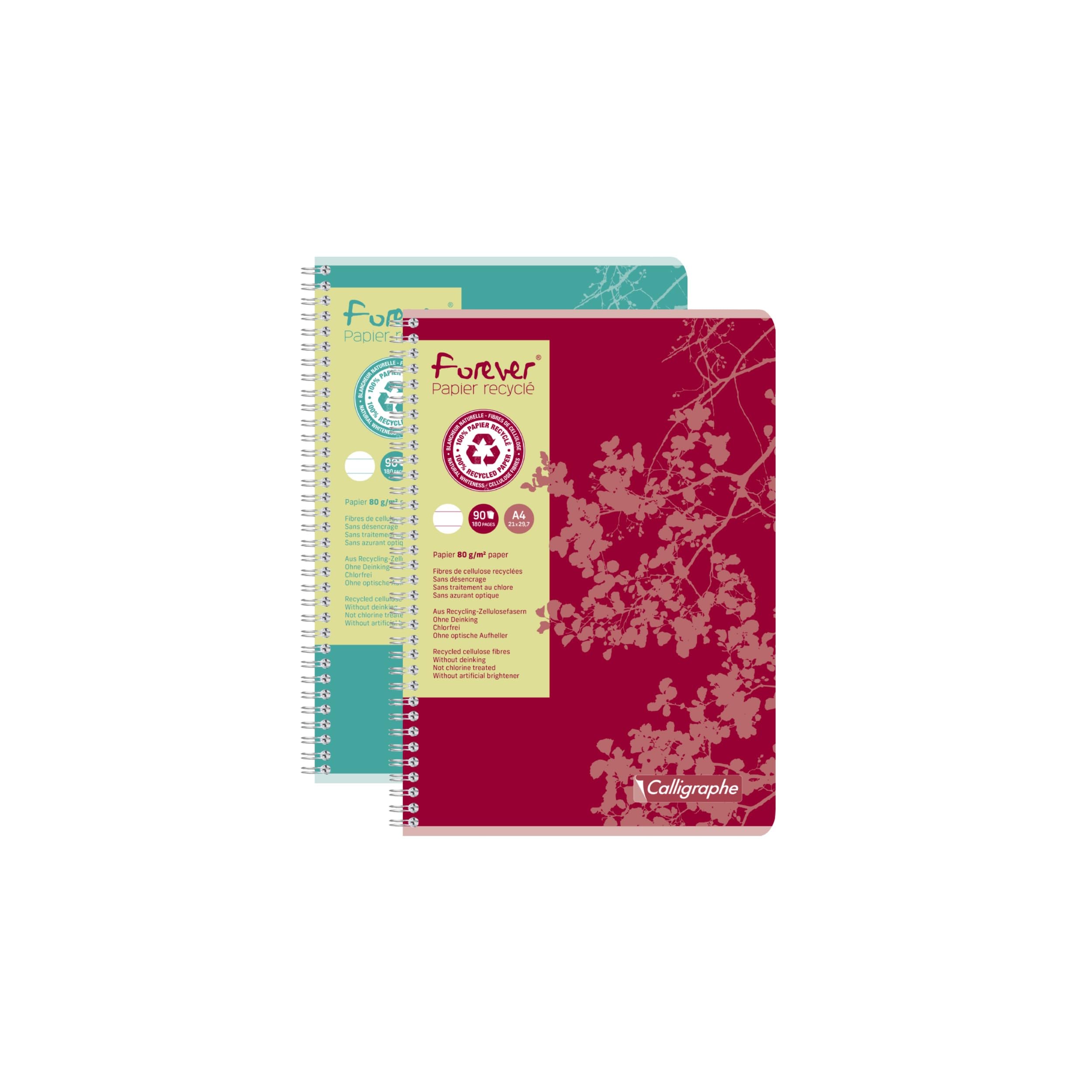 clairefontaine-forever-spiralheft-din-a4-kariert-50-blatt-recycling image 5