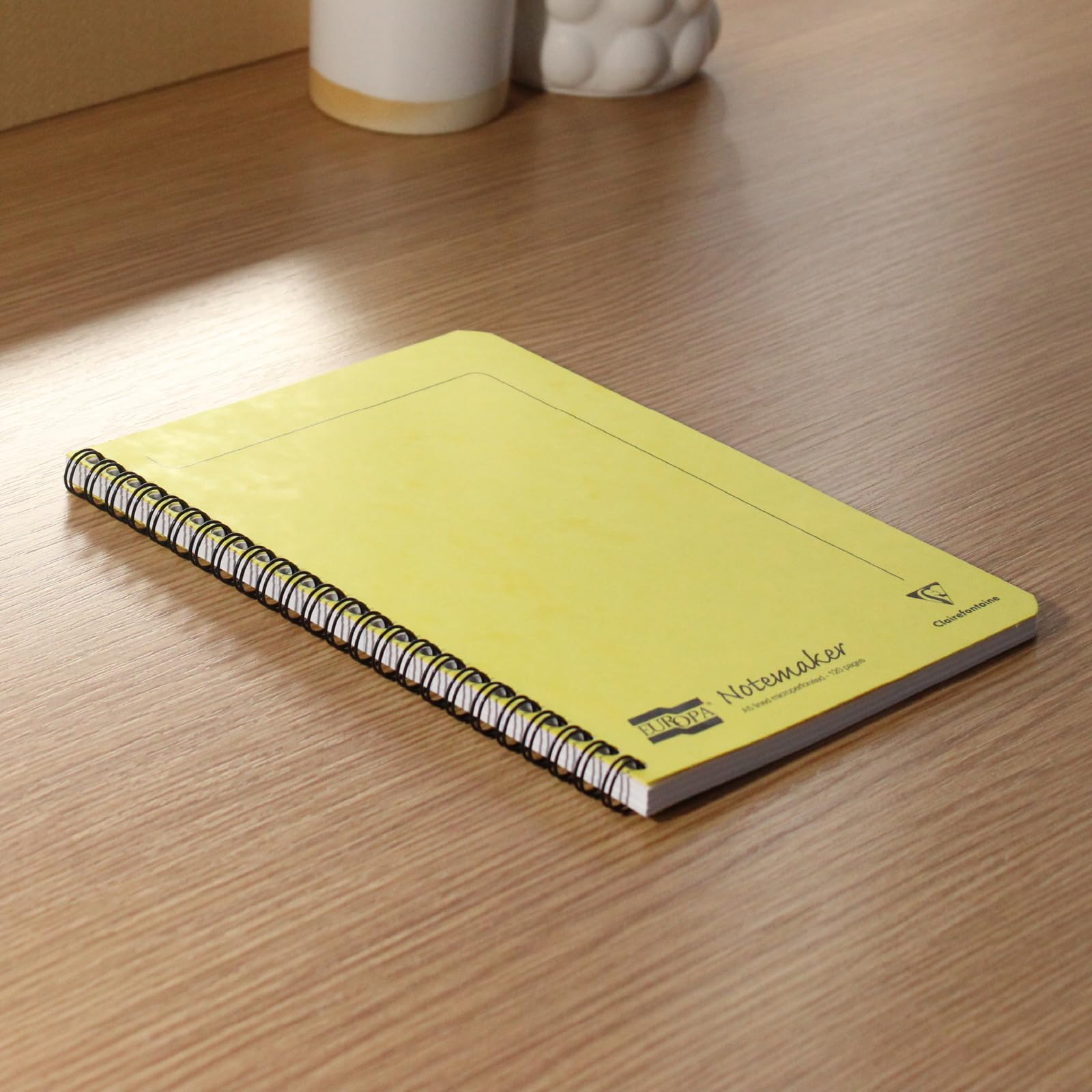 clairefontaine-3096z-europa-notemarker-doppelspiralheft-a5-liniert-60-blatt-zitr image 6