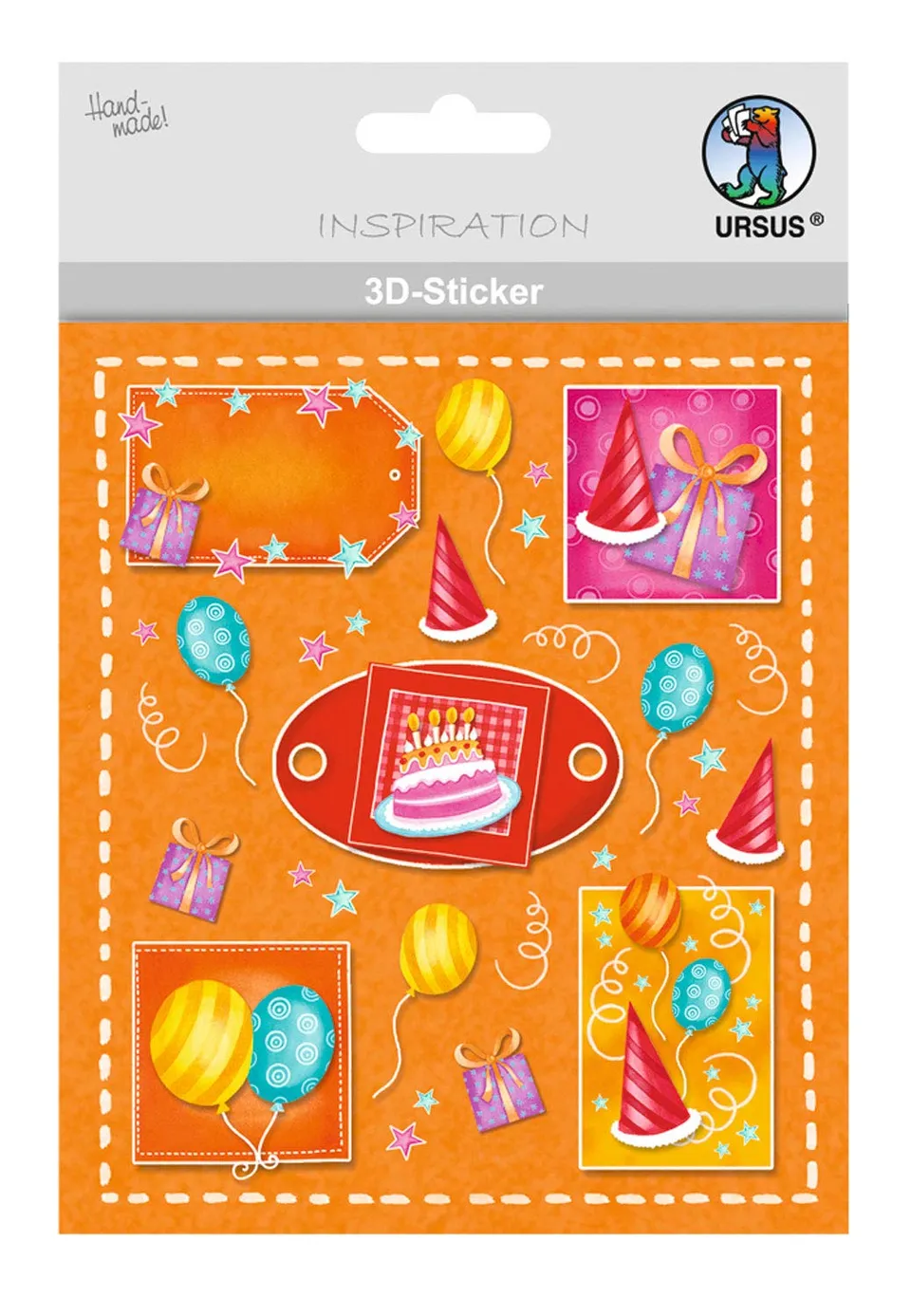 ursus-56420046-3d-sticker-everyday-motiv-46-selbstklebend image 1