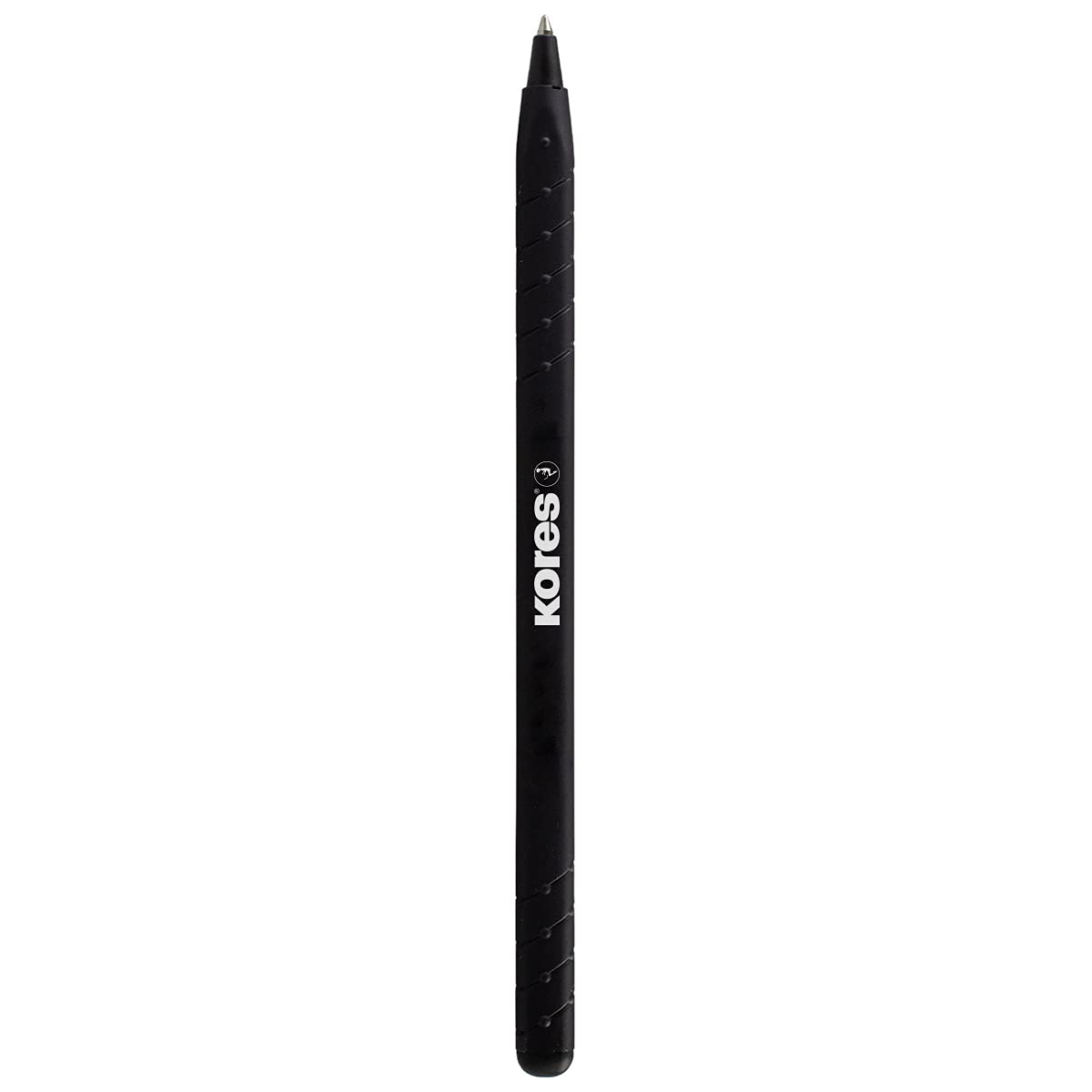 kores-k0r-m-kugelschreiber-schwarz-1-mm-12er-pack-mit-griffzone image 3