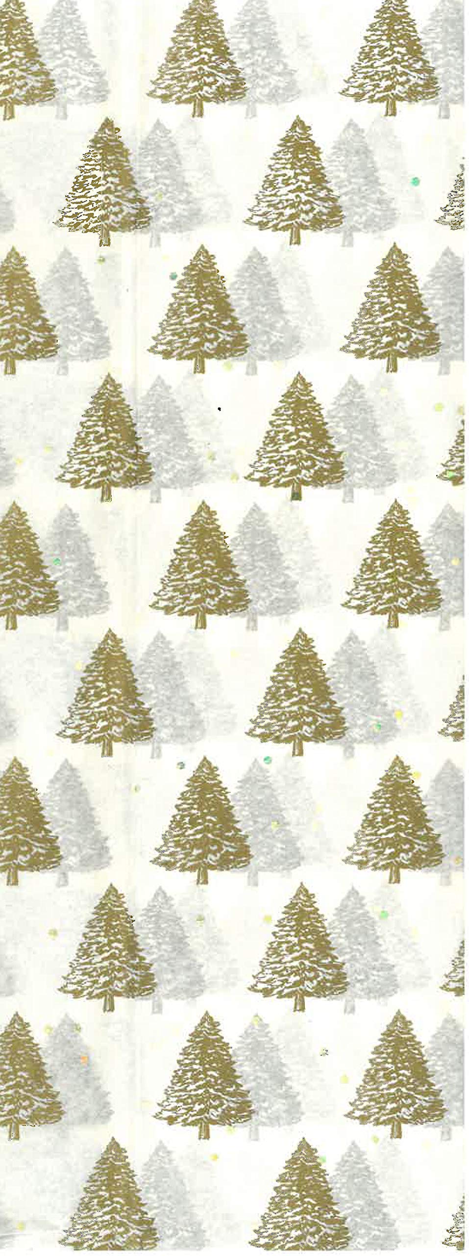 clairefontaine-seidenpapier-weihnachten-50-x-75-cm-6-blatt-tannenbaum-rot-gold image 2