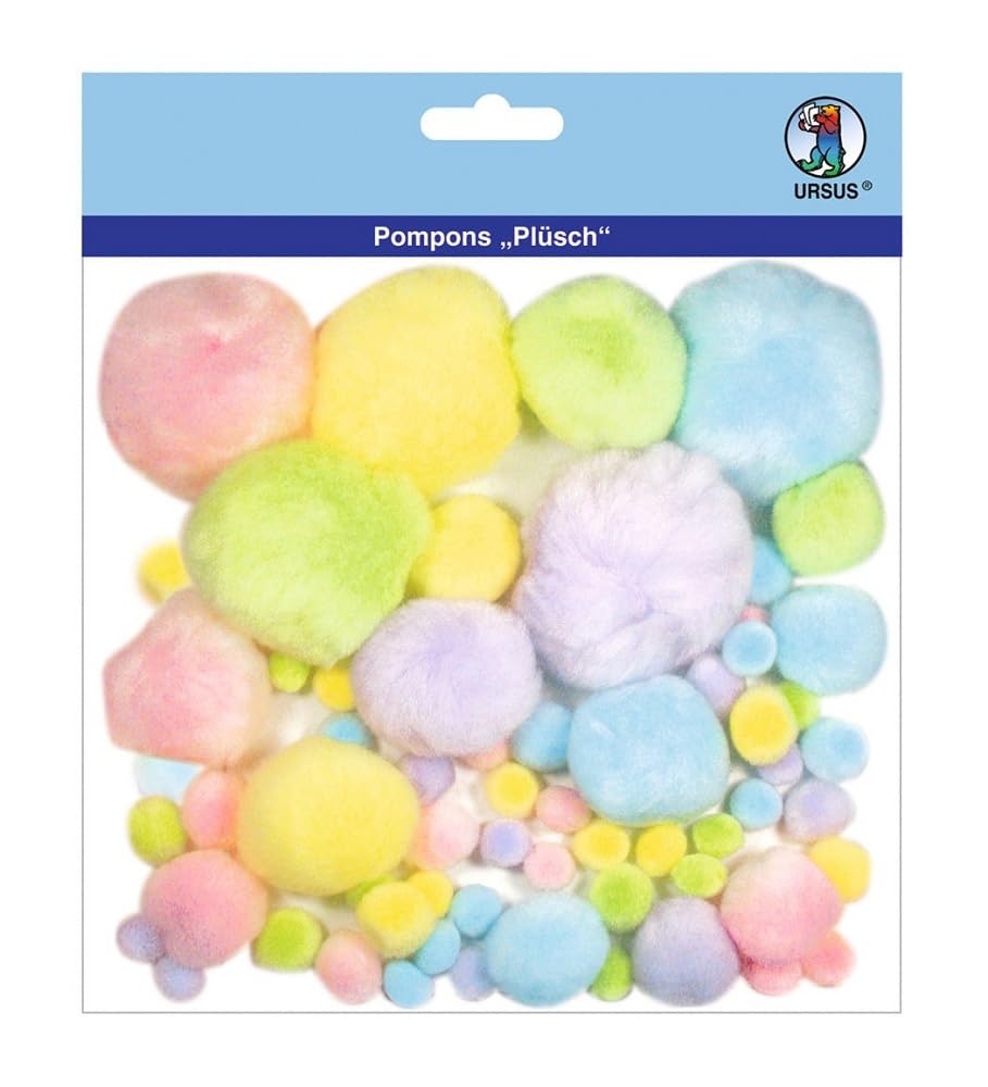 ursus-pompons-pl-sch-herbstfarben-60-st-ck-1-5-cm-zum-basteln image 2