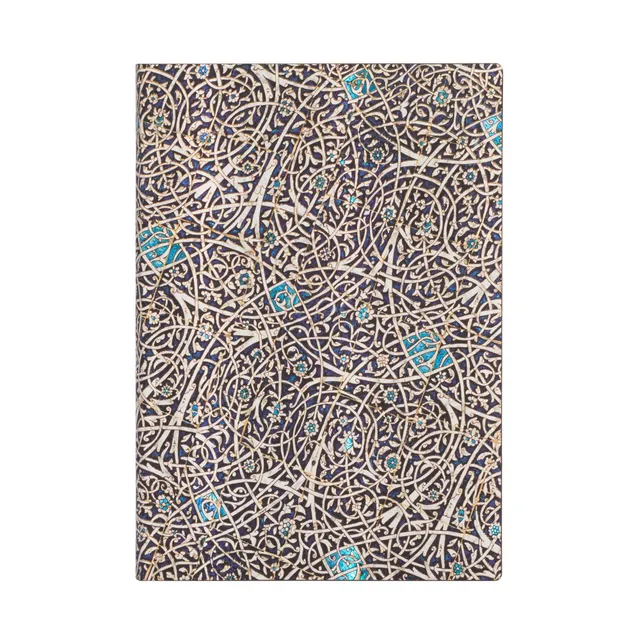 paperblanks-granada-turquoise-moorish-mosaic-midi-blanko-flexi-softcover-journal image 1