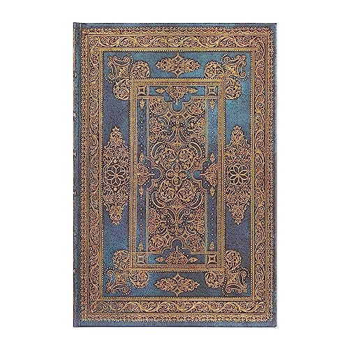 paperblanks-blue-luxe-mini-notizbuch-liniert-hardcover-mit-elastikband-luxe-desi image 5
