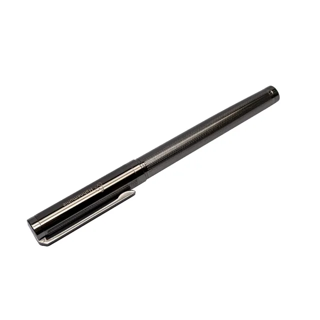 hahnem-hle-tintenroller-anthrazit-mit-gravur-in-geschenkbox image 1