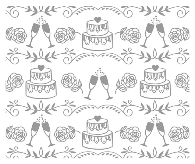 ursus-81934603-zauberpapier-hochzeitstorte-din-a4-250-g-qm-10-blatt-mit-uv-relie image 1