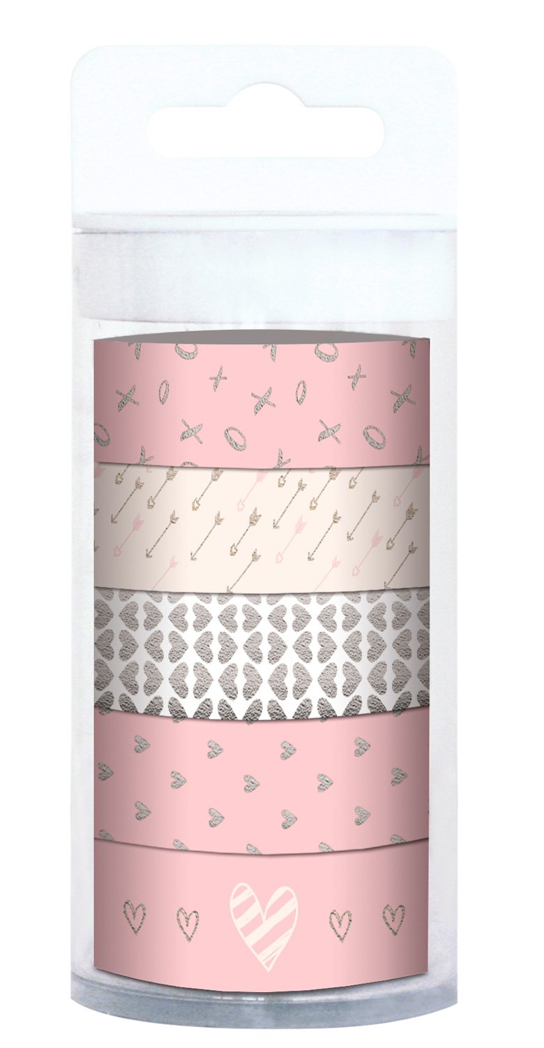 ursus-masking-tape-set-amor-silber-15-mm-x-10-m-5-rollen image 1