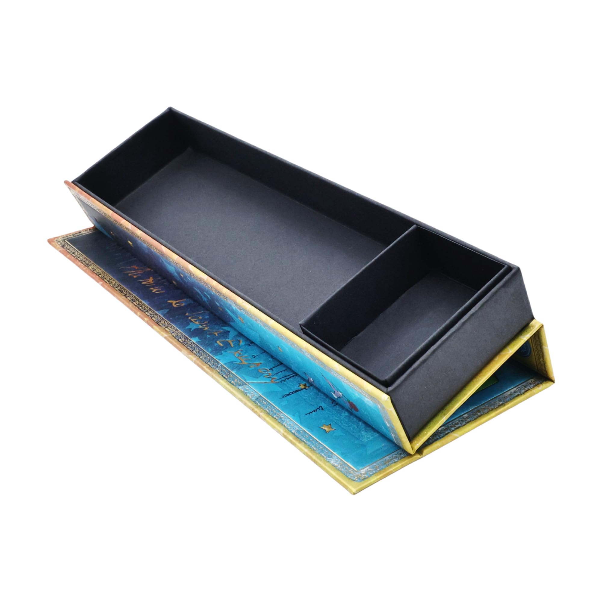paperblanks-der-kleine-prinz-stiftemappe-blau-wrap-verschluss-embellished-manusc image 2
