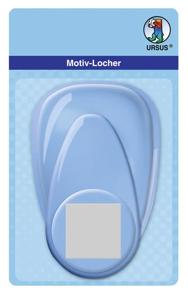 ursus-motivlocher-mit-hebel-maxi-quadrat-50-8-mm-blau image 1