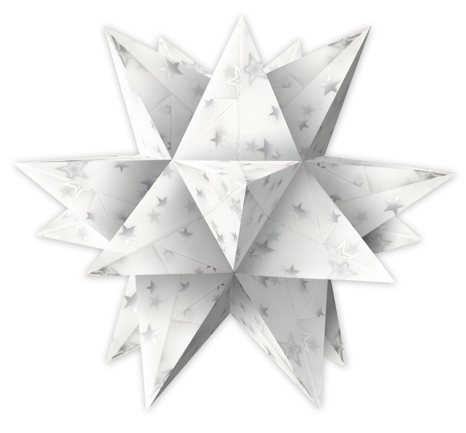 ursus-34015500-faltbl-tter-aurelio-stern-silver-stars-wei-silber-14-8x14-8-cm-33 image 3