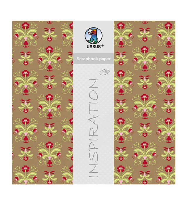 ursus-lotta-1-scrapbook-paper-motiv-112-30-5-x-30-5-cm-190-g-qm-5-blatt image 1