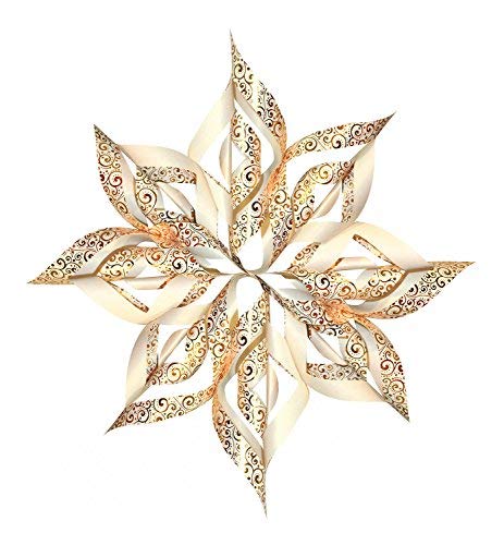 ursus-34535500-paper-star-ornament-3-bastelset-gold-32-blatt-15-x-15-cm-110-g-vo image 3