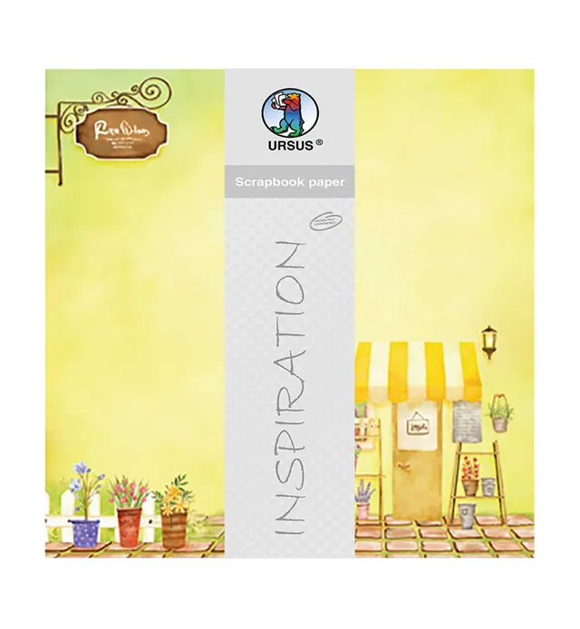 ursus-premium-glitter-scrapbook-paper-703000293-flower-shop-designkarton-30-5-x- image 1