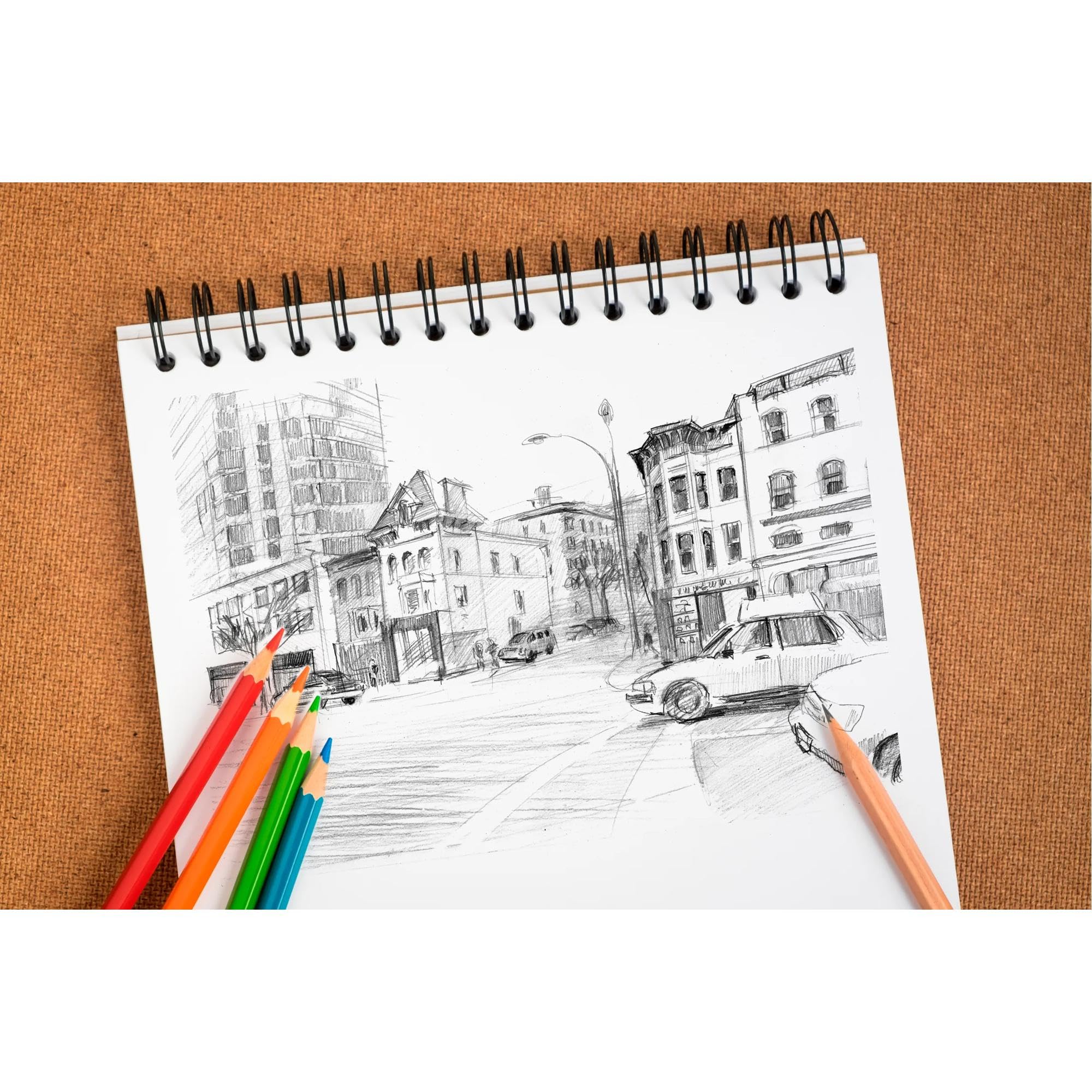 clairefontaine-96606c-skizzenblock-sketch-a5-spiral-50-blatt-90g-wei image 3