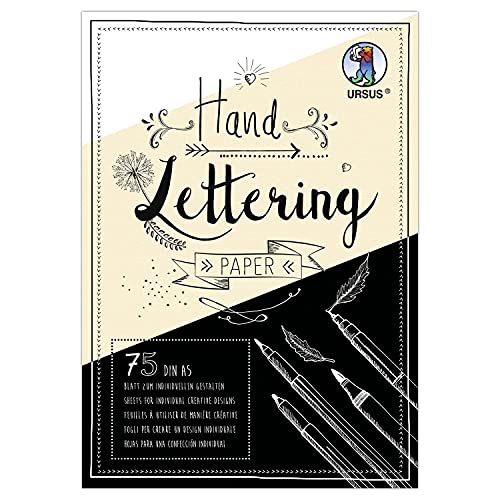 ursus-handlettering-paper-colour-mix-din-a5-75-blatt-200-210-g-qm-wei-creme-schw image 4