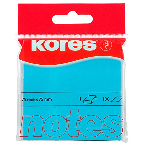 kores-haftnotizen-notes-75x75-mm-blau-100-blatt image 4