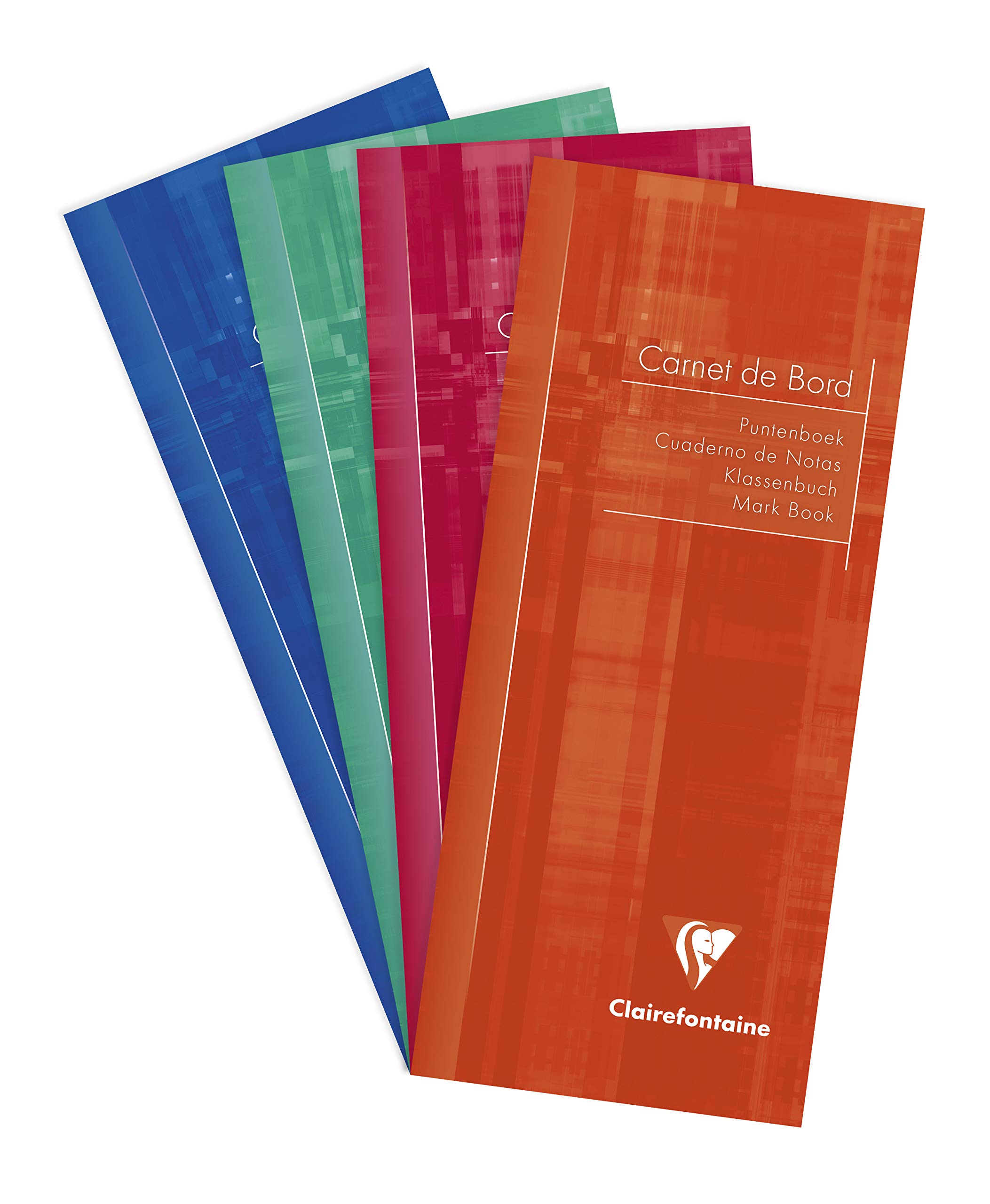 clairefontaine-klassenbuch-notenheft-8-5x20cm-16-blatt-110g-sortiert image 1