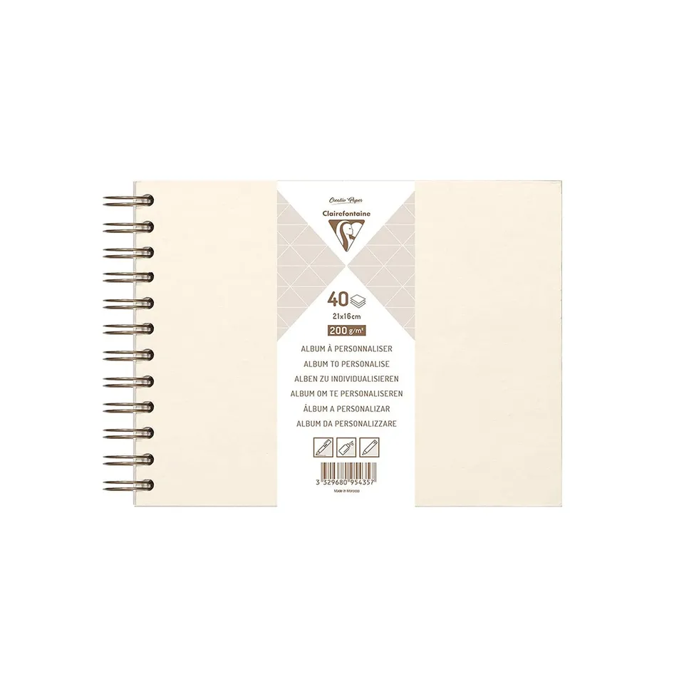 clairefontaine-album-diy-21x16-cm-40-blatt-200g-elfenbeinperlmutt image 1