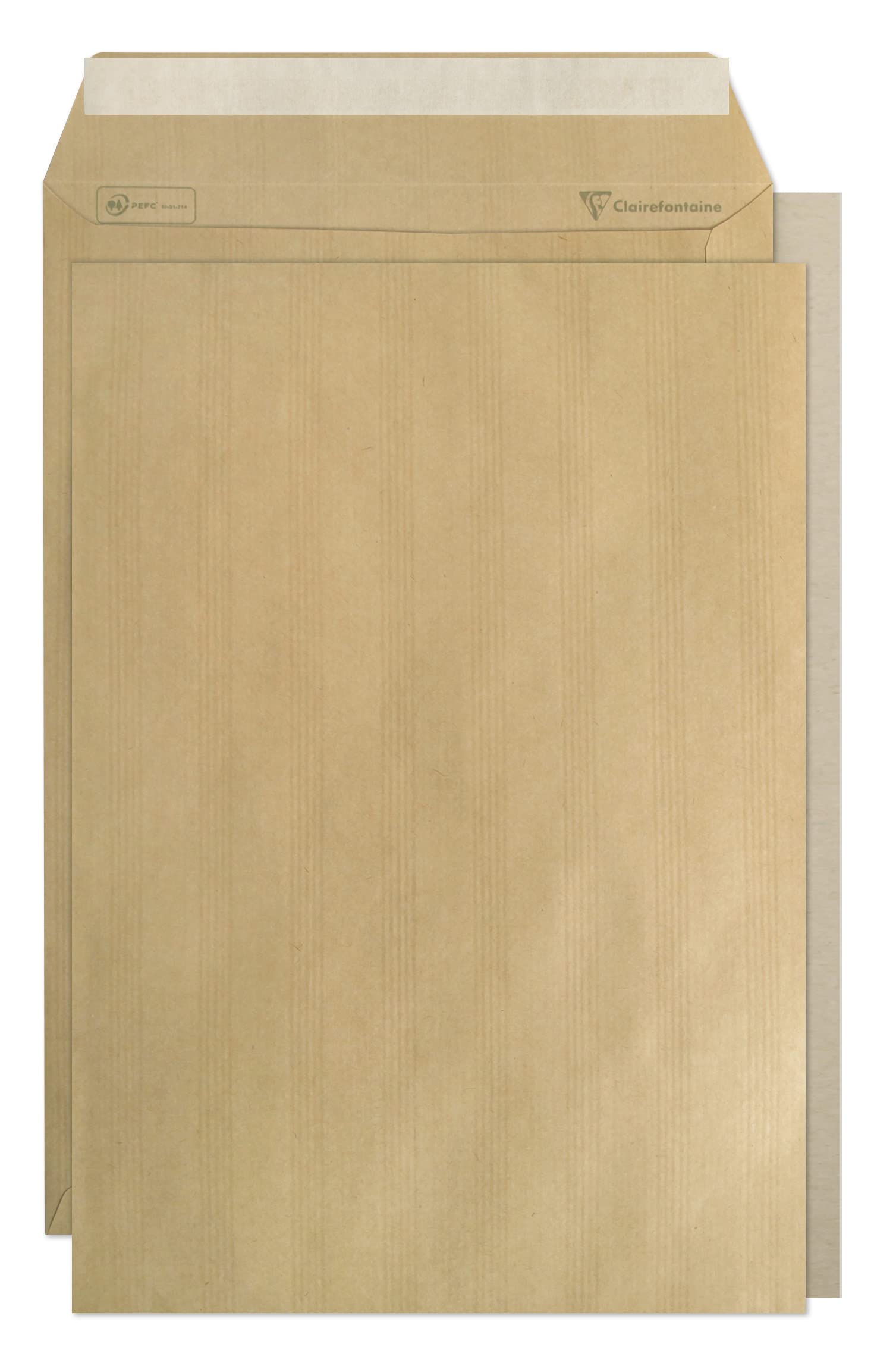 clairefontaine-versandtaschen-c4-229x324-mm-kraftbraun-selbstklebend-100-st-ck image 1