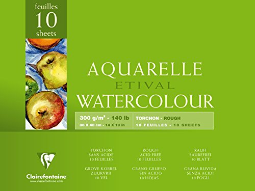 clairefontaine-96563c-malblock-aquarellpapier-grobkorn-36-x-48-cm-300-g-10-blatt image 7