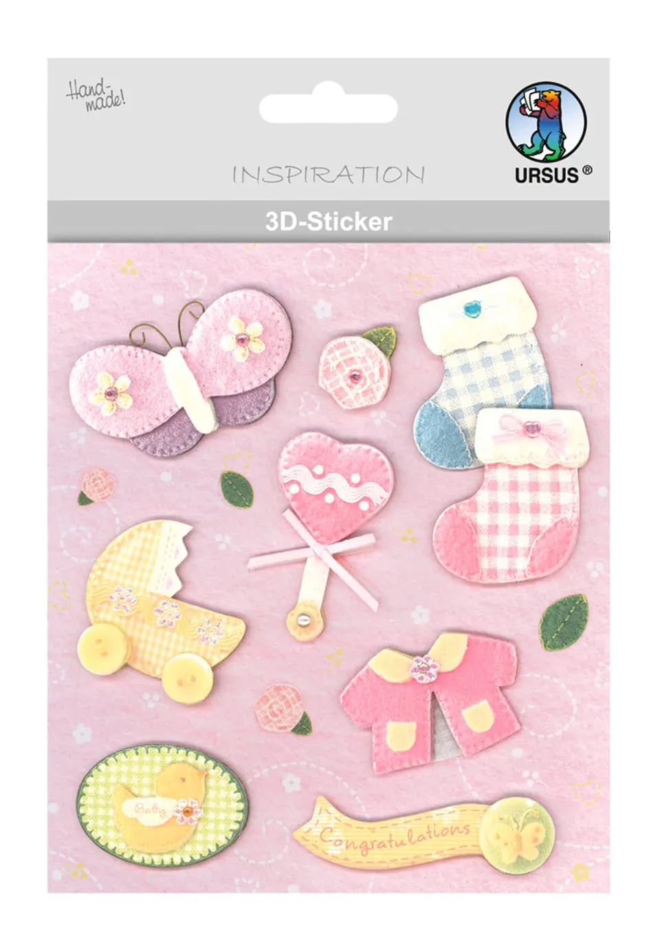 ursus-3d-sticker-baby-motiv-61-selbstklebend image 1