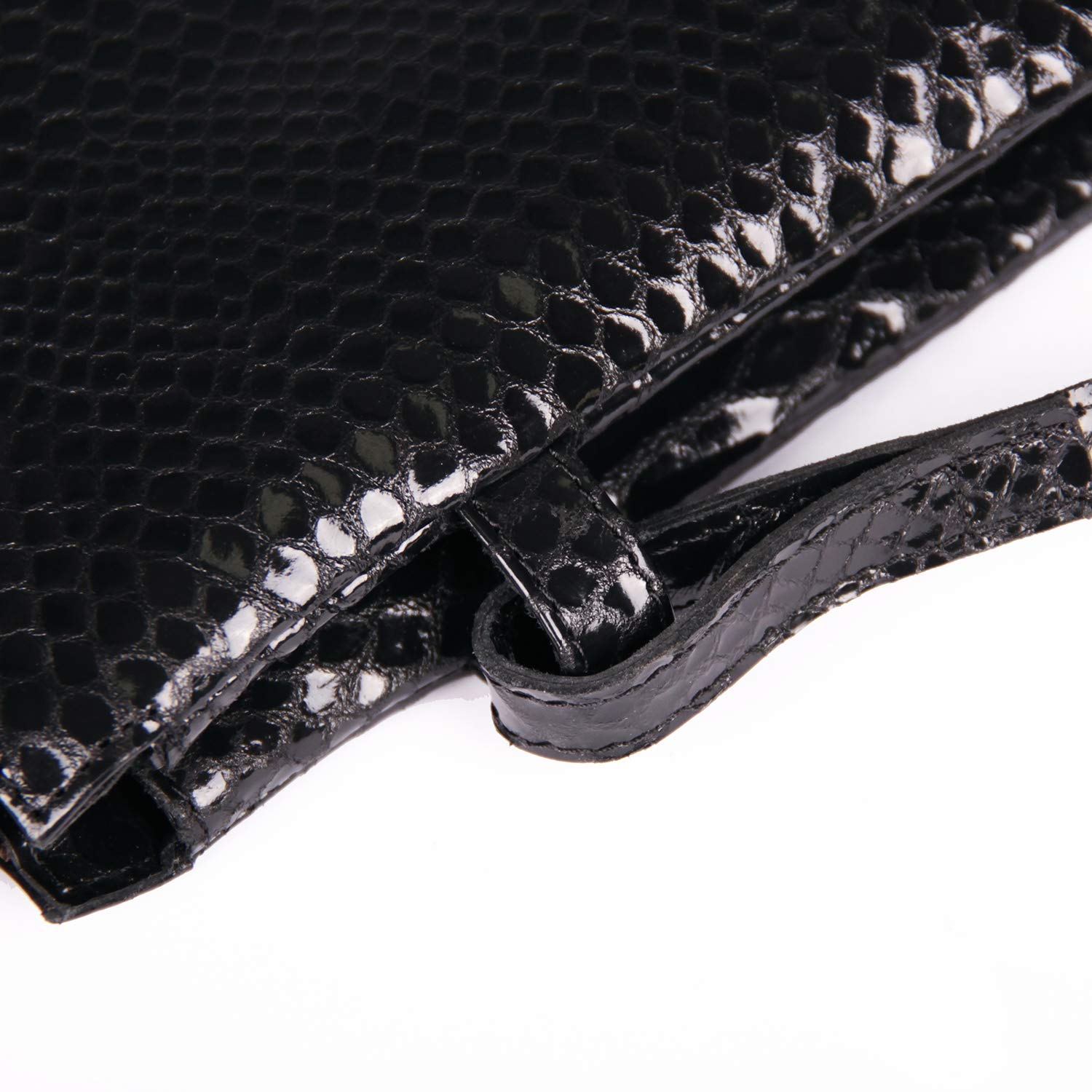 clairefontaine-410184c-duo-tasche-27-x-19-cm-leder-python-schwarz-reptil-design image 7