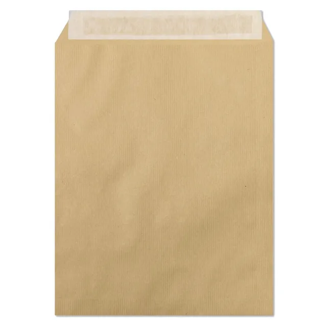 clairefontaine-5755c-versandtaschen-mit-rillen-26-x-33-cm-90g-kraftbraun-50-st-c image 1