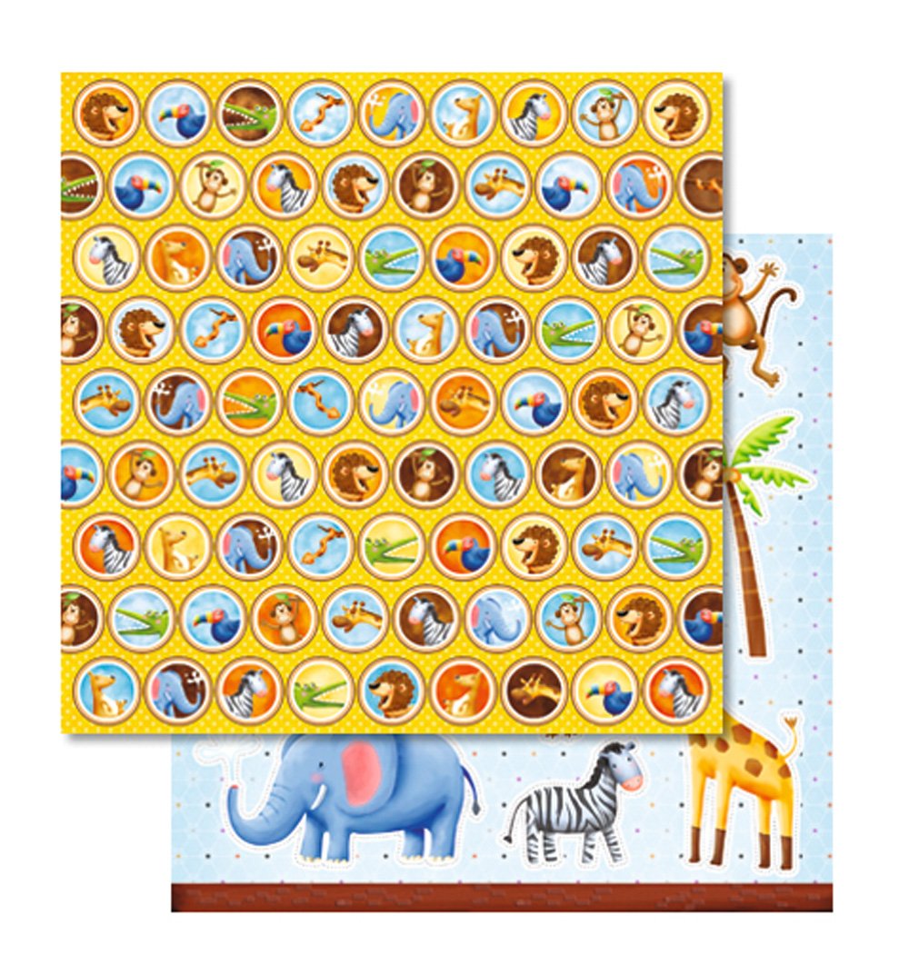 ursus-premium-glitter-scrapbook-paper-703000187-zoo-designkarton-30-5-x-30-5-cm- image 2