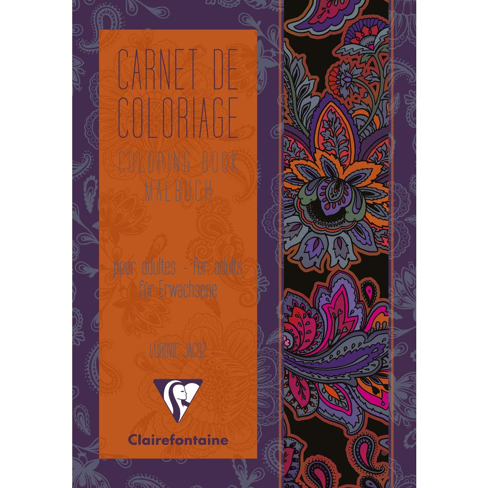 clairefontaine-malbuch-bollywood-a5-36-seiten-120-g-schwarz-wei image 1