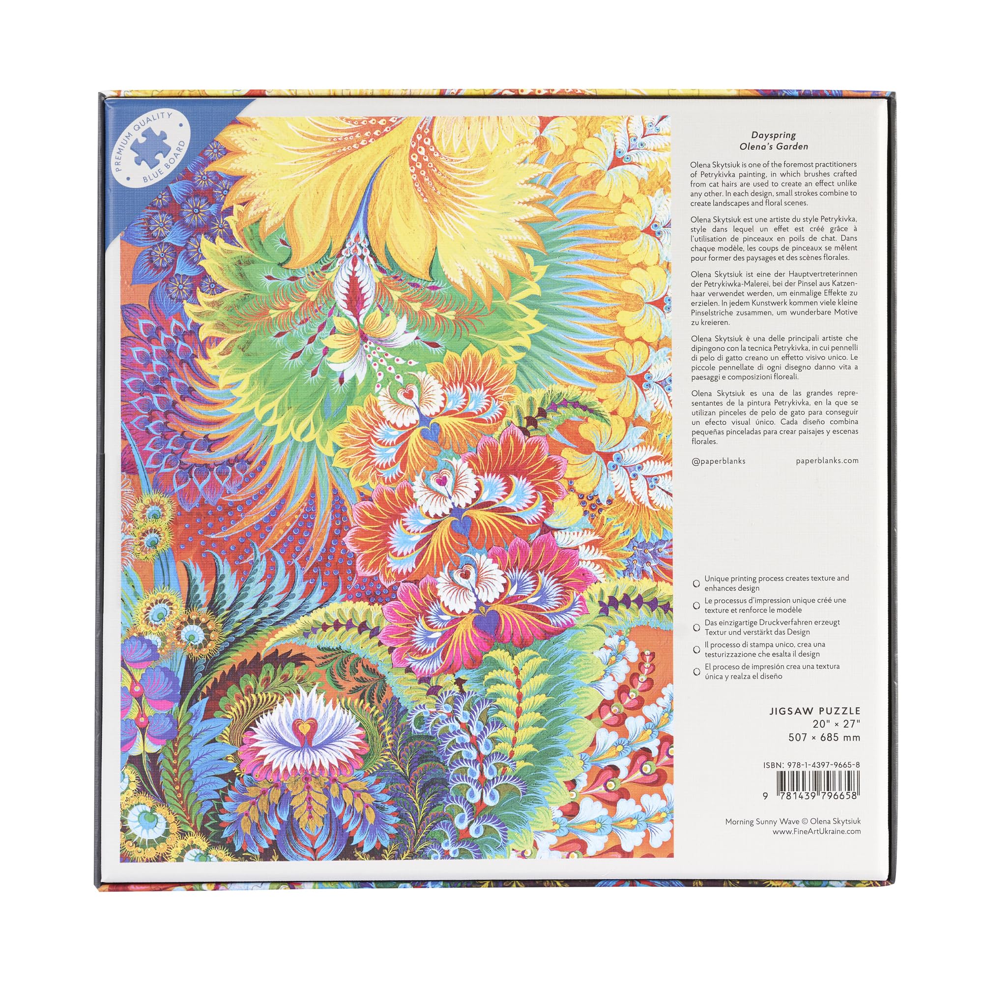 paperblanks-dayspring-olena-s-garden-puzzle-1000-teile image 2