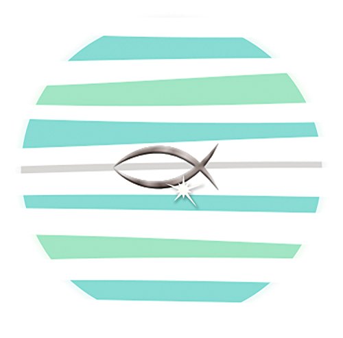 ursus-designkarton-jesus-aqua-streifen-din-a4-200-g-qm-5-blatt-silberveredelt image 8
