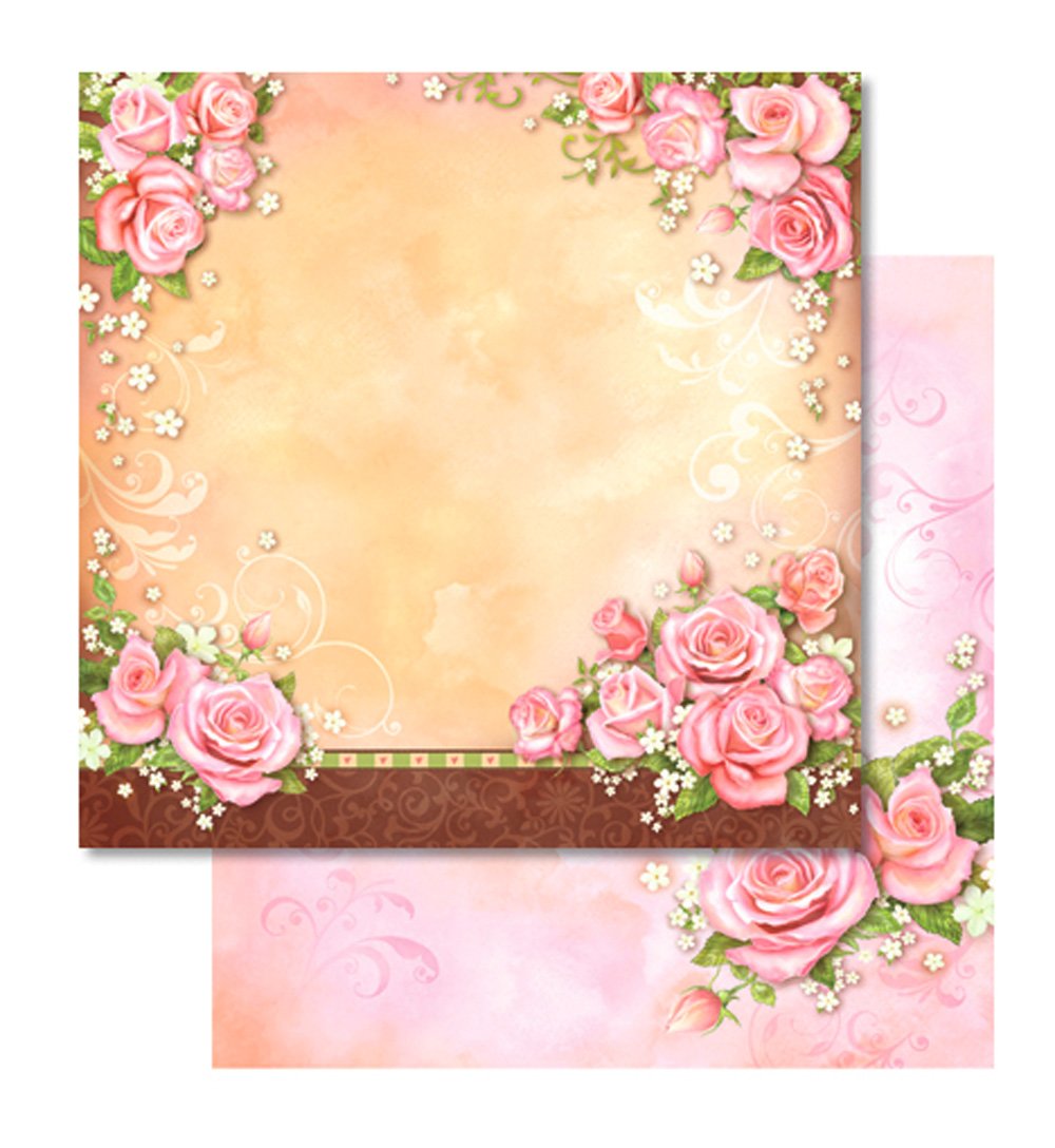 ursus-70300080-premium-glitter-scrapbook-paper-rosen-30-5-x-30-5-cm-5-blatt-desi image 2