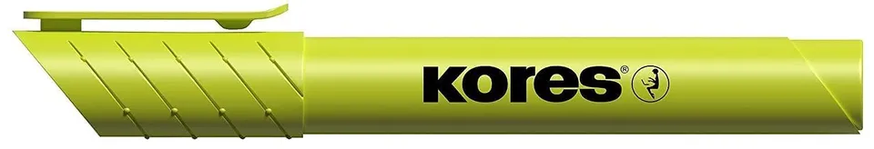 kores-high-liner-fine-textmarker-gelb-keilspitze-12-st-ck image 1