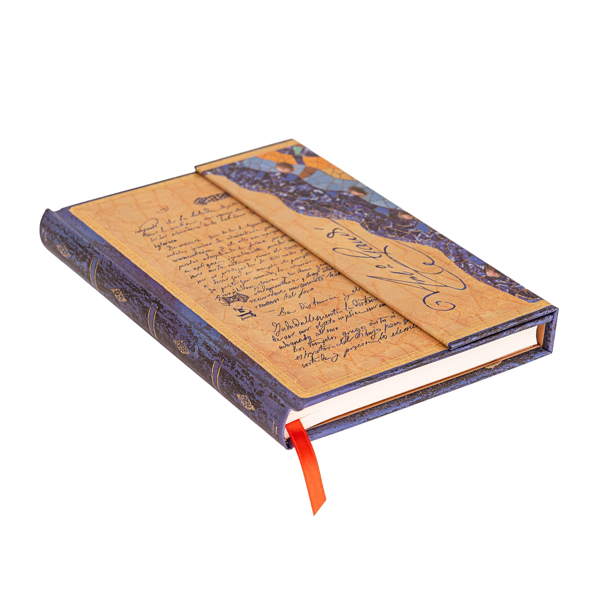 paperblanks-gaudi-manuskript-von-reus-midi-liniert-hardcover-mit-klappumschlag-e image 3