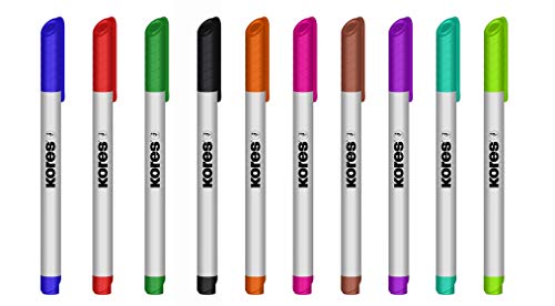 kores-k-marker-whiteboard-marker-set-6-bunte-farben-feine-spitze image 8