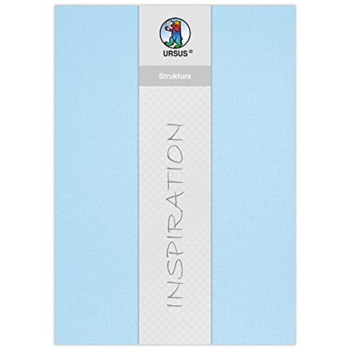 ursus-80010010-bastelkarton-struktura-basic-1-hellblau-220-g-qm-23-x-33-cm-5-bla image 3