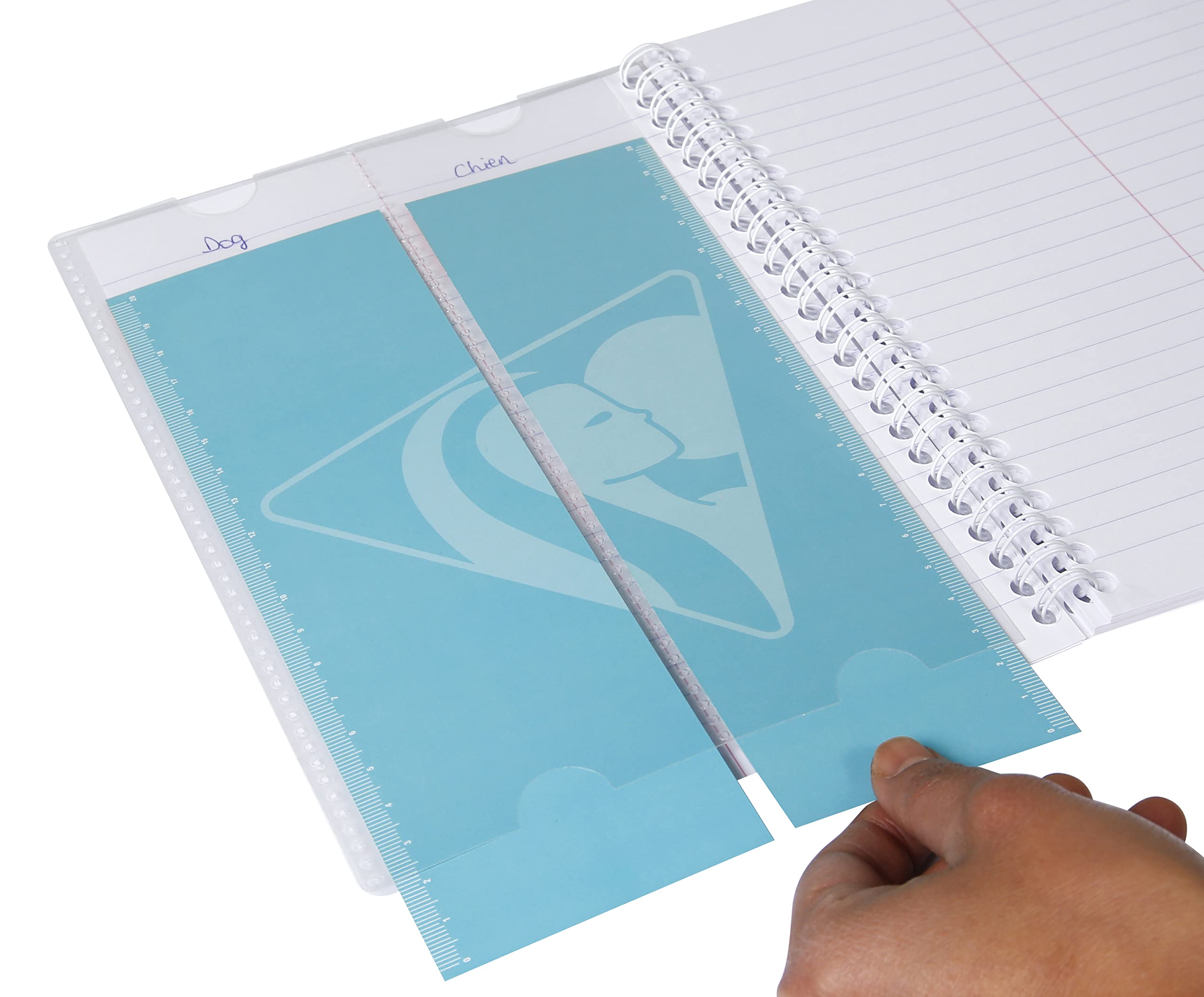 clairefontaine-161820c-koverbook-vokabelheft-a5-50-blatt-liniert-mit-mittelstric image 6