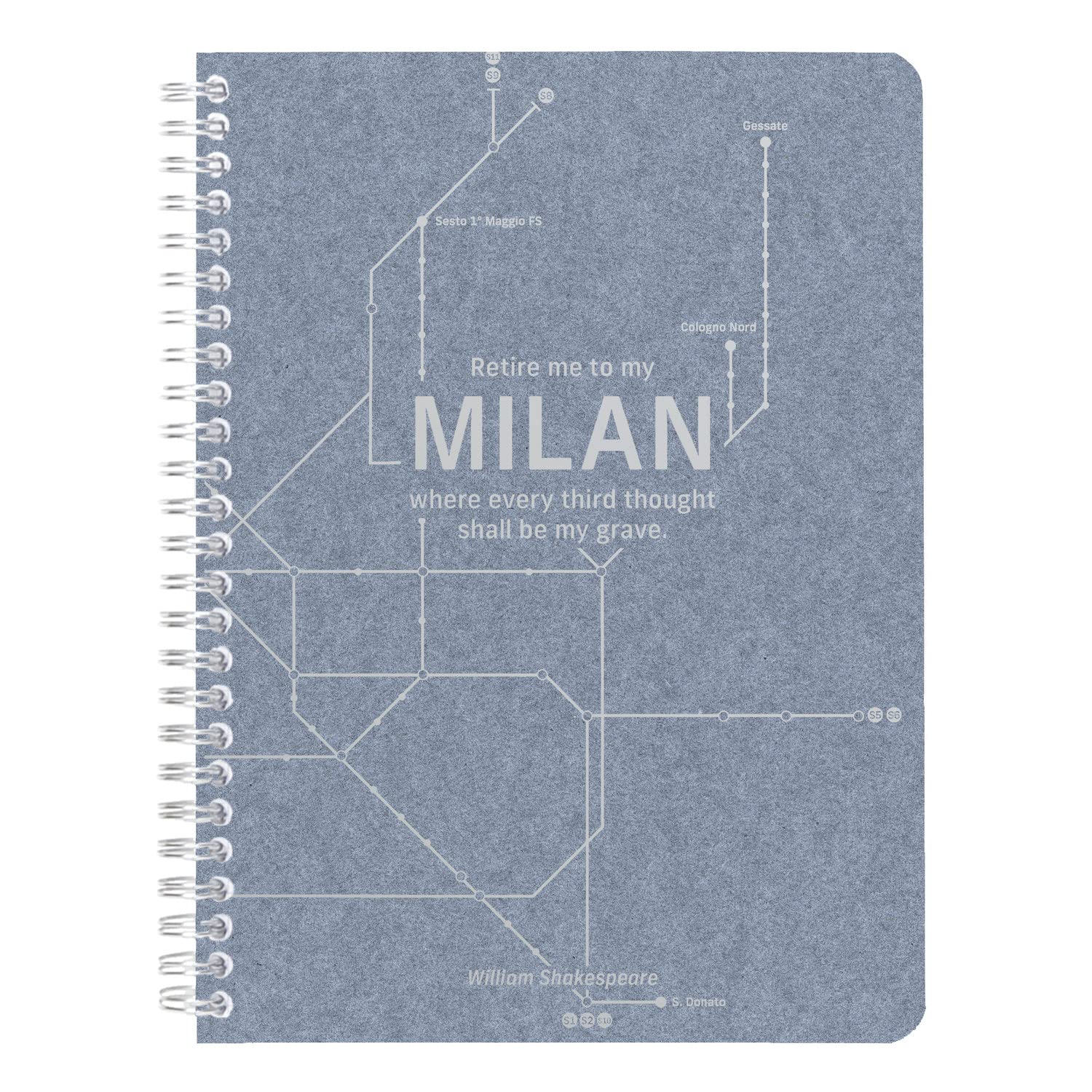 clairefontaine-83536c-notizheft-jeans-metro-a5-74-blatt-liniert-mit-doppelspiral image 1