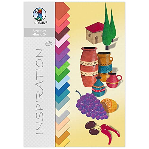 ursus-80010006-bastelkarton-struktura-basic-1-rubinrot-23-x-33-cm-5-blatt image 4