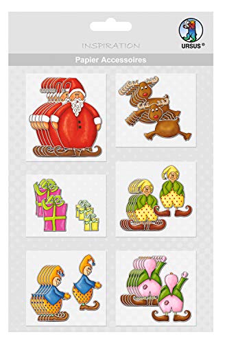ursus-56500043-papier-accessoires-weihnachtliche-motive-43-36-st-ck-papiermotive image 3